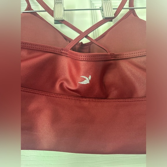 Glyder Premier Sports Bra - Oxblood Gloss - Picture 8 of 9